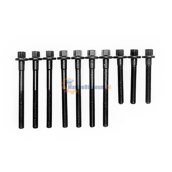 Cylinder head bolts for Volvo Penta B25, set of 10