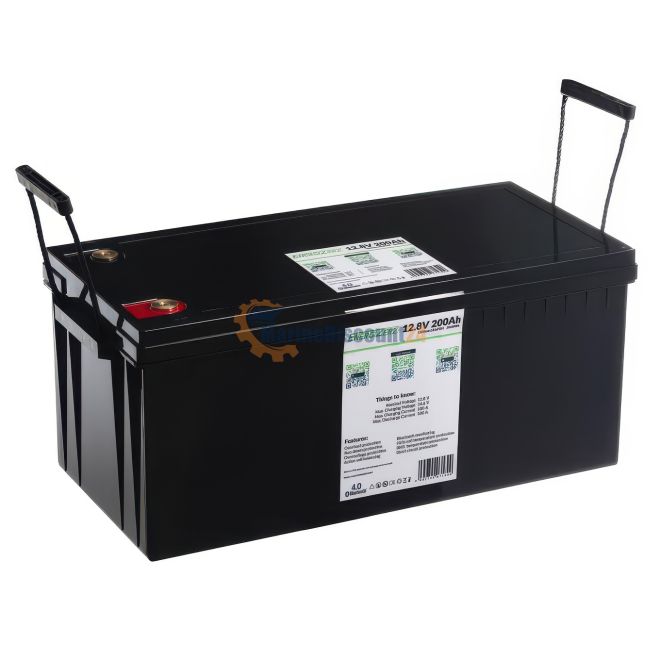 Energizerz 200Ah LiFePO4-batterij Bluetooth