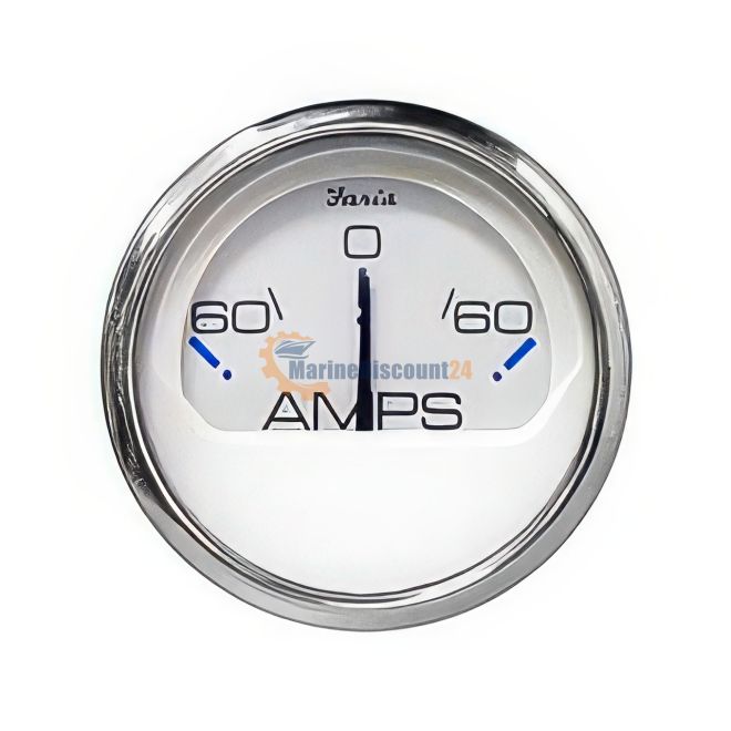 Faria Amperemeter SS Wit, 13831