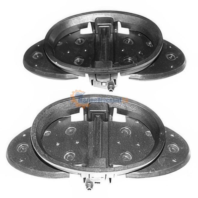 Terugslagklep set ovaal 4 inch voor Mercruiser V6 / V8, 807166A3