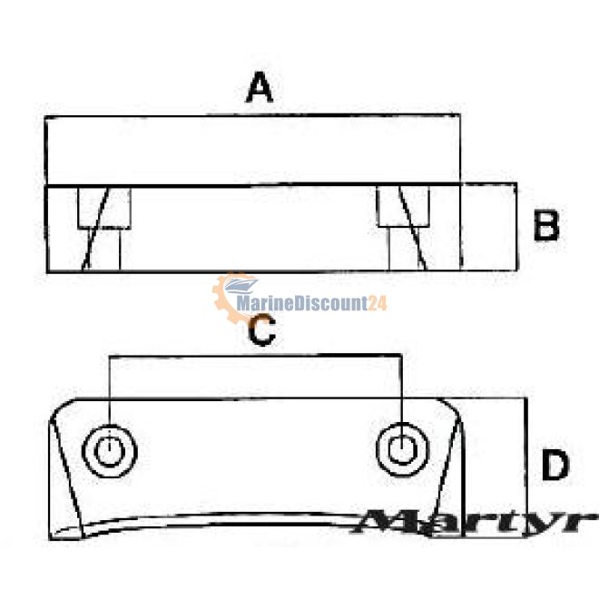 Ánodo Volvo Penta 3588770