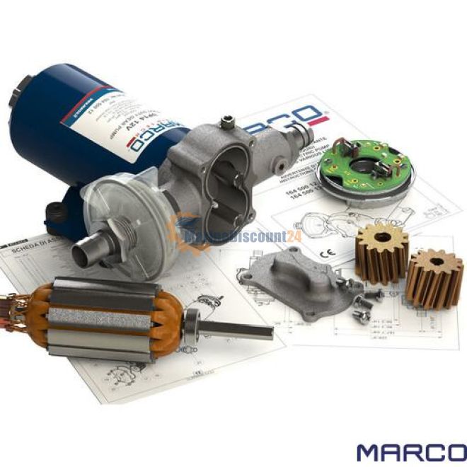 Self-priming pump A/C system 26 L/min, 12 V