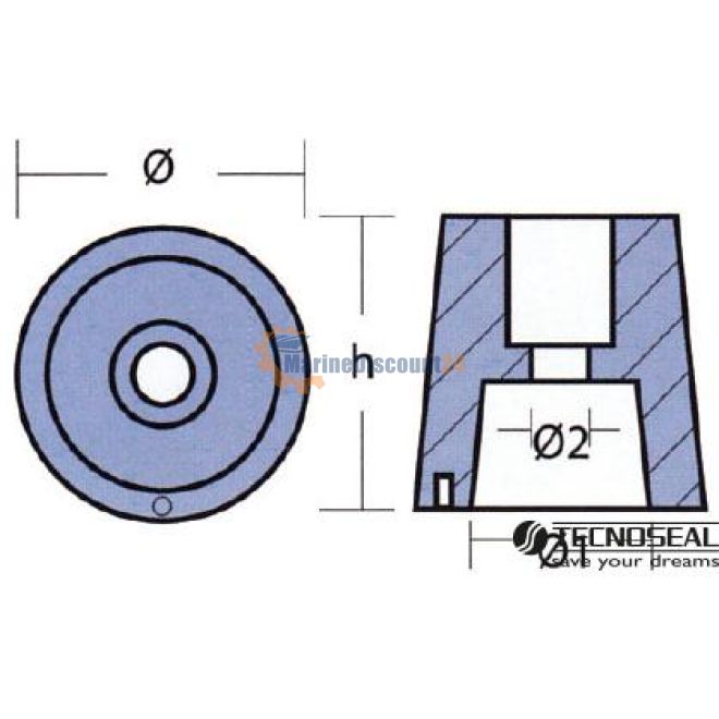 Anode Reggiani shaft 55