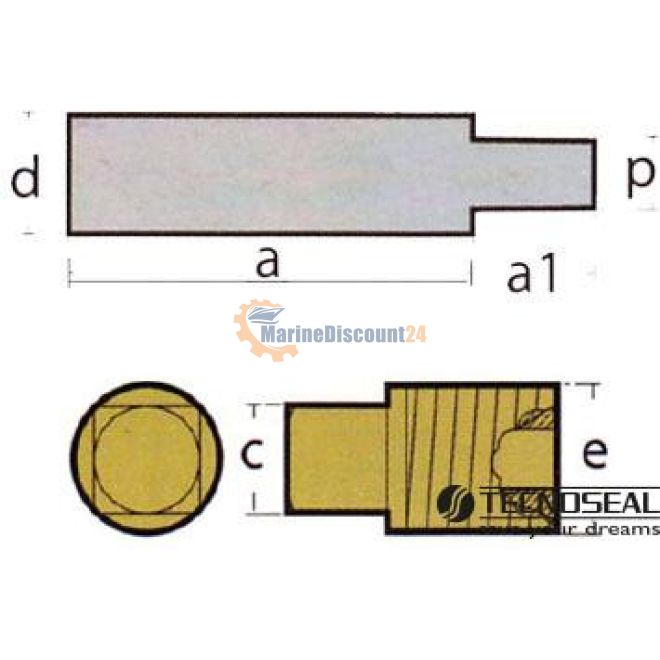 Anode Caterpillar C/Tap 02027T