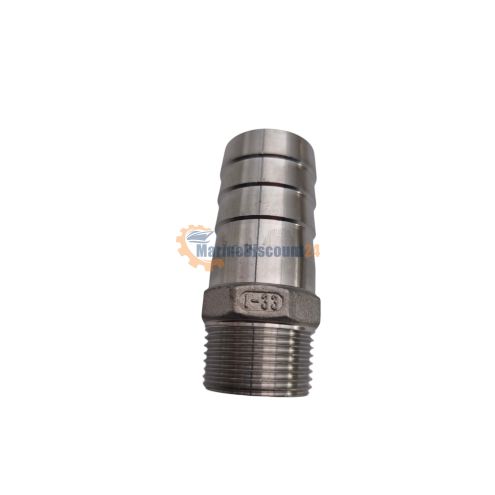 Fitting aus gegossenem Edelstahl 304L, Übergang von 1" NPT-Gewinde auf 1-1/4"" gerade Verbindung"