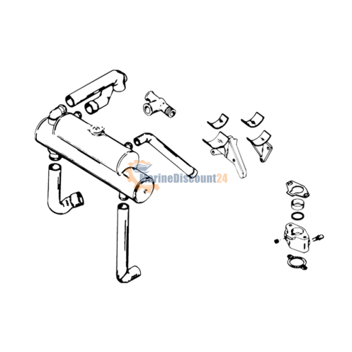 Original MerCruiser Umrüstsatz auf 2-Kreis-Kühlung 860427A5