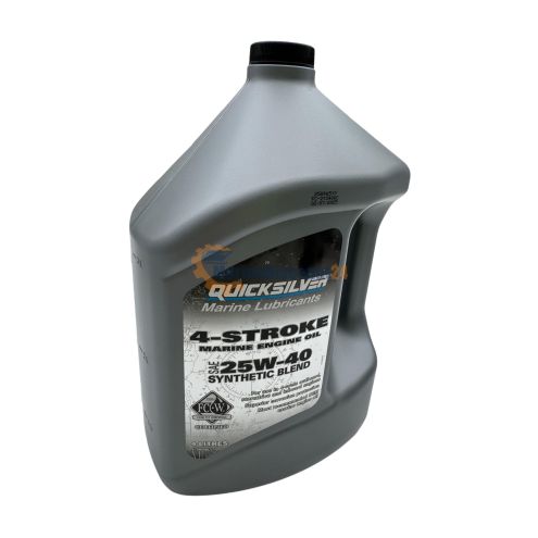 Quicksilver 25W40 Synthetic Blend 4-Takter Marine Motoröl, 4 Liter, 8M0086227