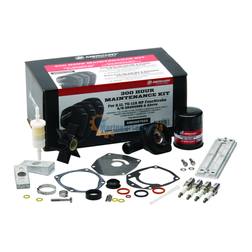 300-Hour Service Kit – 75 / 90 / 115 HP FourStroke (2.1 L) 8M0097855