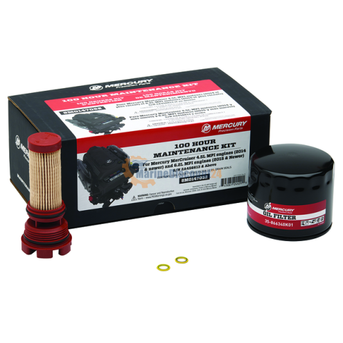 100-Stunden-Servicekit für Mercury 4.5L & 6.2L Motoren