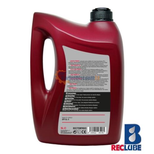 RECLUBE 75W-90 Marine Getriebeöl Vollsynthetisch für Volvo Penta 5 Liter MD22479650