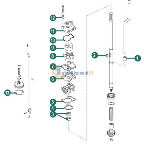Sprengzeichnung Honda BF 25 - BF 50