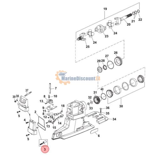 Mechanische Arretiereinheit Detent A 8M0157700