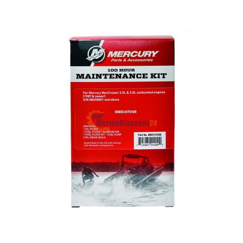 MerCruiser 100 Hour Service Kit 8M0147048 | 2.5L & 3.0L