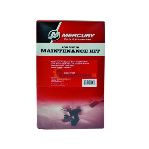 100-Hour Service Kit – MerCruiser Bravo Two & Bravo Three Drives 8M0147057