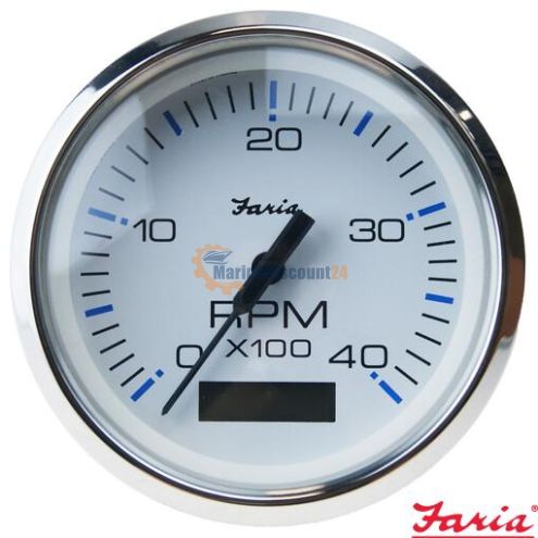 Tachometer/hour meter 4000 rpm