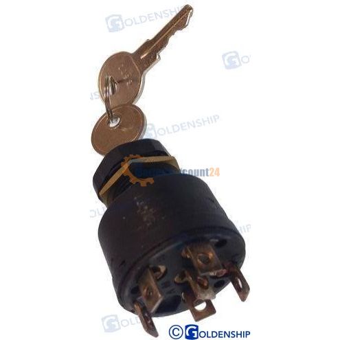 INTERRUPTOR DE ARRANQUE PLÁSTICO 6T-3POS