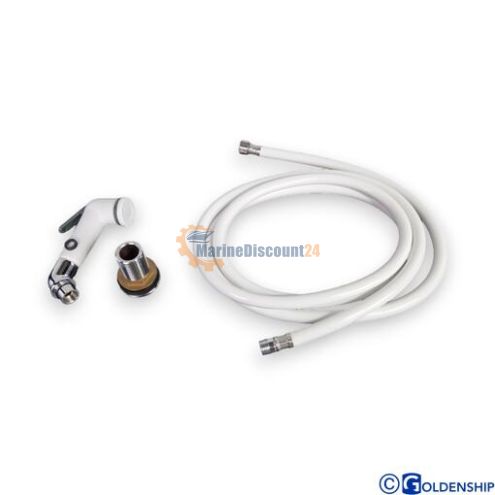 Douchekraan 3/8" 2,5 wit