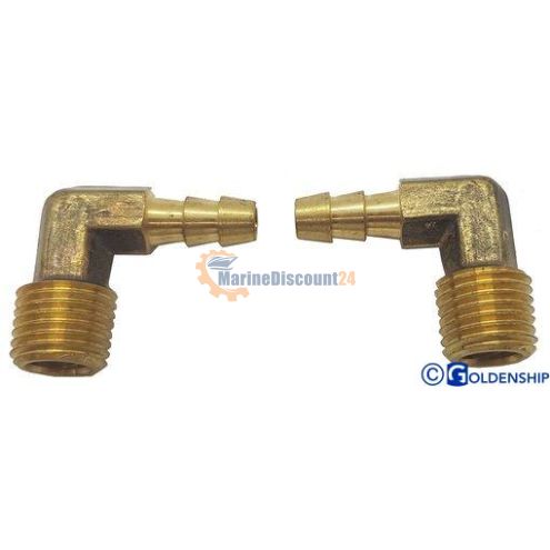 Racor 90º Npt 1/4 1/4" (2Er-Pack) 