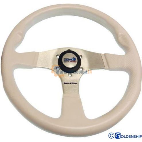 Atlantic steering wheel 350 mm. White