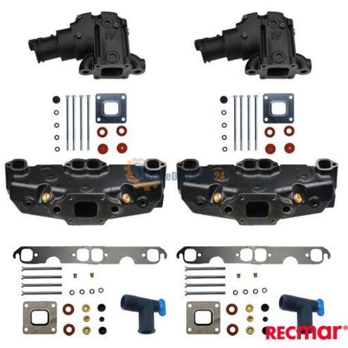 Exhaust system Mcm 2002+ Gm305/350/377 V8 D - Item MARV8-5K