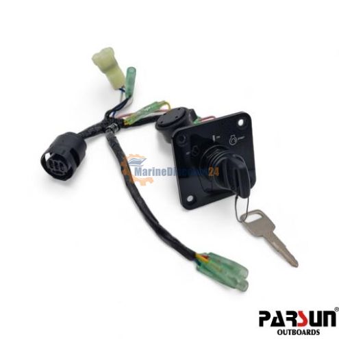 Single start switch assembly 40, 60, 115, 130