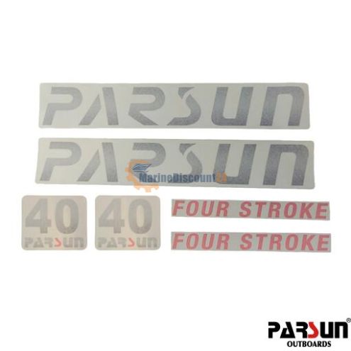 Marca (parte trasera), revestimiento superior Parsun 40-08000004