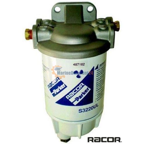 Filtro carburante con supporto inox 320R-INOX-02