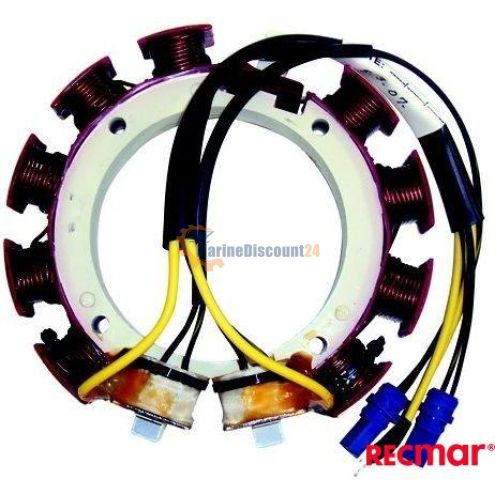 Stator J&E 6 cylindres (35 ampères) Omc 763785