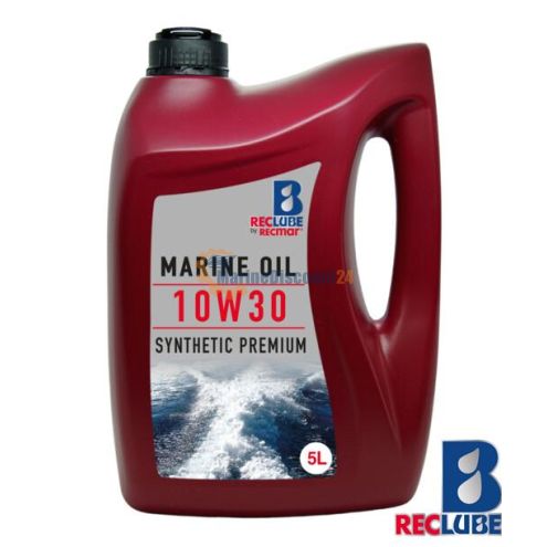 RECLUBE 10W30 Synthetic Premium 4-Takter Marine Motoröl, 5 Liter