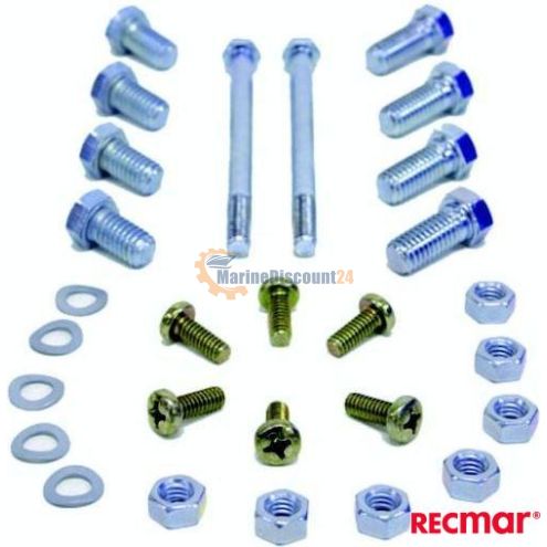 Screw set for Volvo Penta B18, B20 exhaust manifold