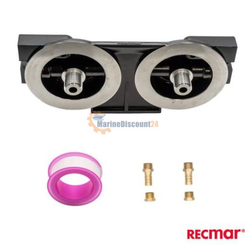 Support pour double filtre à carburant 25040
