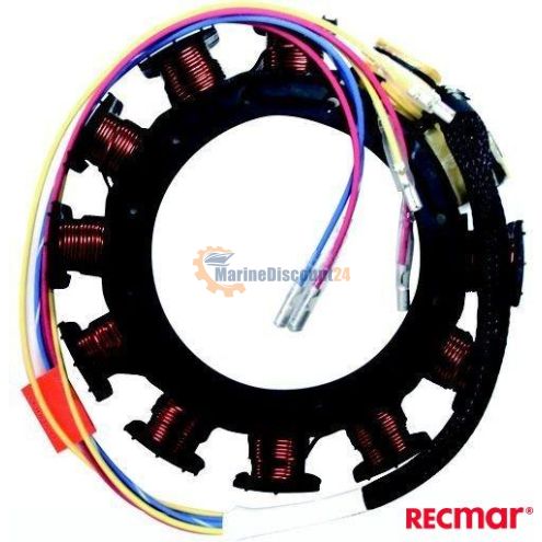 Stator Mercury 2/3/4 cylindres 16 ampères Mercruiser F747095