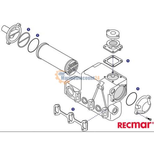 Set guarnizioni radiatore 3JHWC