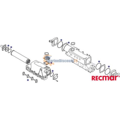 Set guarnizioni radiatore 4JHWC