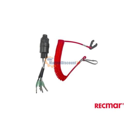 Engine stop switch assembly, dual Yamaha Gp1-6834C-00-00