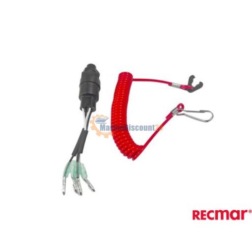 Engine stop switch assembly, dual Yamaha Gp1-6834C-00-00