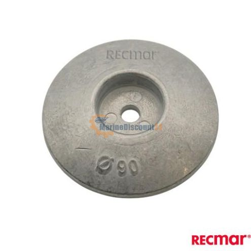 Single zinc alloy anode for rudder 9012