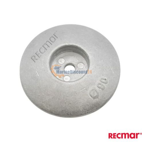 Single aluminium alloy anode for rudder 9012AL
