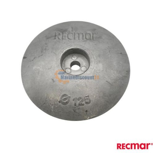 Single zinc alloy anode for rudder 9014