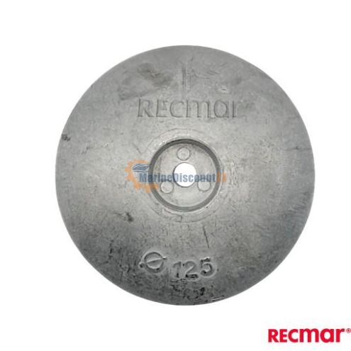 Single zinc alloy anode for rudder 9014