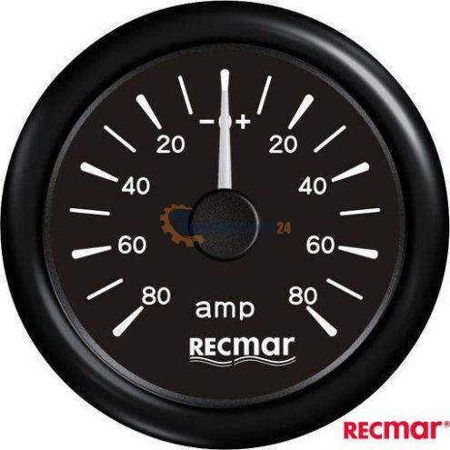 Ampèremeter ±80A zwart