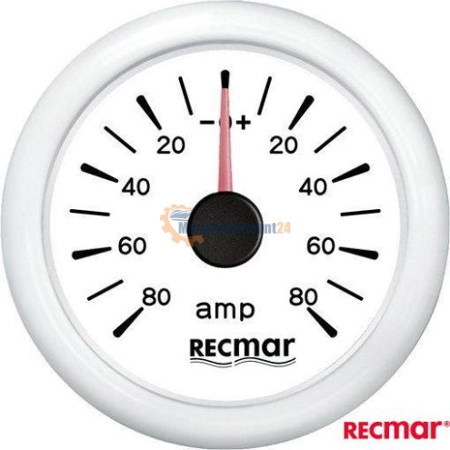 Ampèremeter ±80A wit