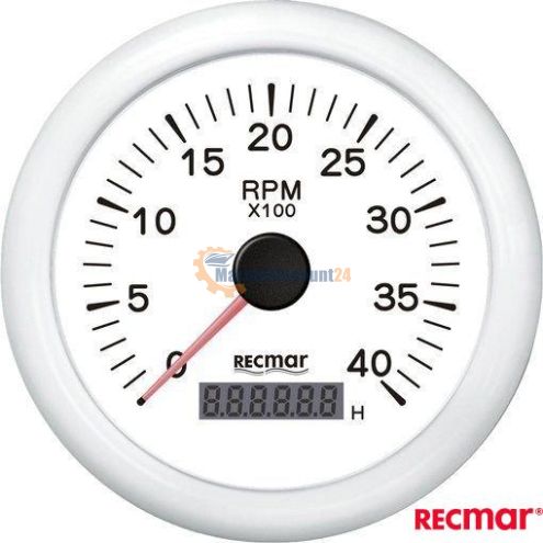 Toerenteller 1,0/10,0 0/4000 tpm Wit