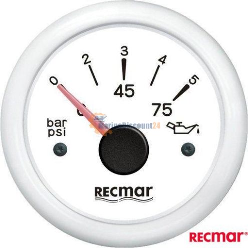 Oil pressure 10-184º 0/5 bar White