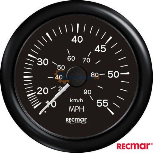 Speedometer 0/55 mph Black