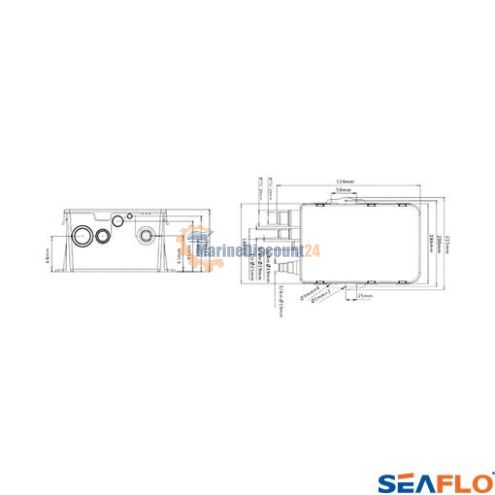 Douchepompsysteem 750 Gph 24 V