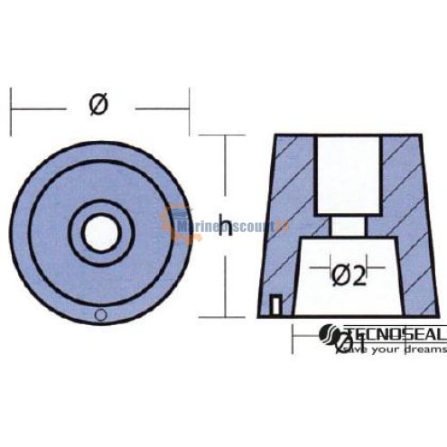 Anode Reggiani shaft 50