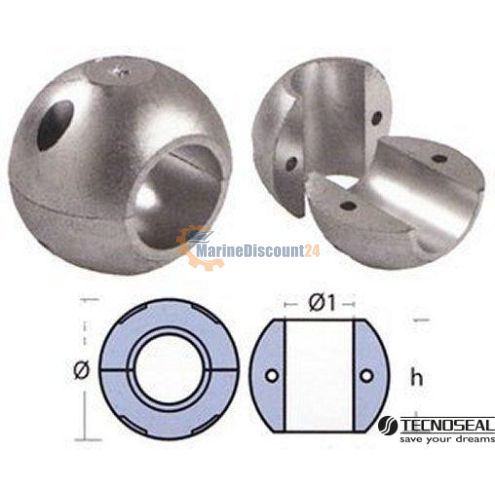 Wellenanode Kurz 19 Mm.