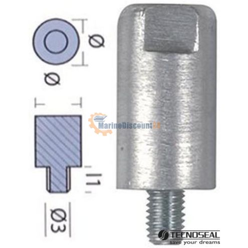 Varilla para Yanmar Diámetro 20 M8 Yanmar 27210-200370