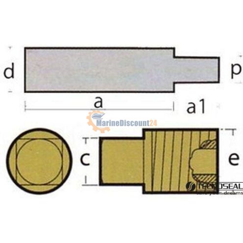 Anode Caterpillar C/Tap 02023T